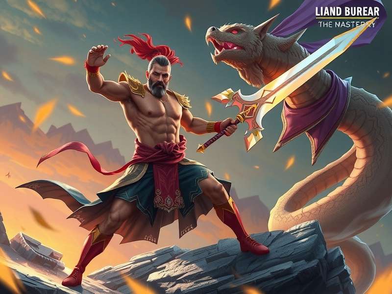 Legendary Spear Master protagonist Arjun Pratap wielding the divine Brahmastra spear in the ancient Indian kingdom of Aryavarta Reborn